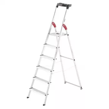 HAILO L60 StandardLine aliuminės kopėčios, 6 pakopų, 150 kg, EN 131