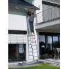 Hailo S100 ProfiLOT universališkos kopėčios, aliuminės, 2x6+1x5 laiptelių, 3 dalių, maks. apkrova 150 kg