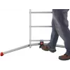 Hailo S100 ProfiLOT universališkos kopėčios, aliuminės, 2x6+1x5 laiptelių, 3 dalių, maks. apkrova 150 kg