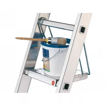HAILO SavetyLine papildoma pakopa ant laiptų, 2 pakopų sulankstoma pakopėlė, aliuminis, 150 kg, TÜV/GS