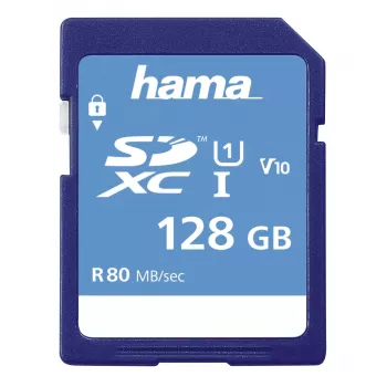 Hama 128 GB SDXC UHS-I Class 10 atminties kortelė 00213111