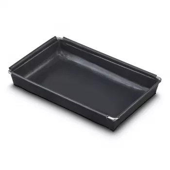 Hama oro gruzdintuvės įdėklas, nepridegantis, tinkamas orkaitėje, 12,5 x 20 cm, juodas 00002925