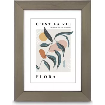 Hama Flora plastikinis rėmelis, plieno spalvos, 20 x 30 cm 00193316