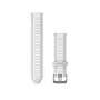 HAMA Garmin 20 mm Quick Release silikoninis laikrodžio dirželis, Mist Grey/Whitestone