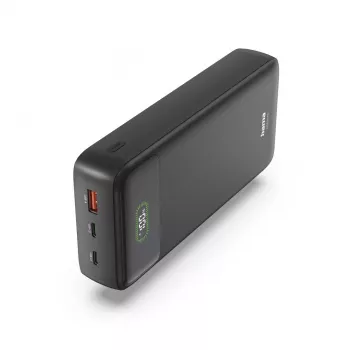 Hama Power Pack PD27-W65 27000mAh nešiojamas įkroviklis (power bank) - 2x USB-C, USB-A, Quick Charge, juodas 00201781