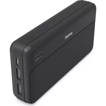 Hama Power Pack Pocket 20 20000 mAh 2x USB-A Anthracite