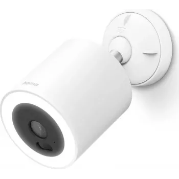 Hama Smart lauko stebėjimo kamera su šviestuvu ir judesio detektoriumi, Wi-Fi, Full HD 1080p, IP65, balta 00176699