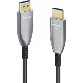 Hama Ultra High Speed HDMI aktyvusis optinis kabelis, 8K, 10 m, aliuminis, sertifikuotas 00202035