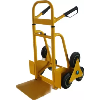 Rankinis vežimėlis HT-023-1 200 kg plieninis su pneumatiniais ratais, mėlynas
