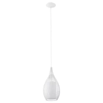 Pakabinamas šviestuvas E27 Glo Razoni 19 cm White