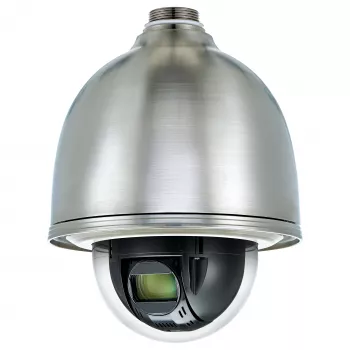 HANWHA WISENET QNP-6320HS 2MP lauko PTZ kamera su PoE, IR, IP66, IK10 (mažmeninė pakuotė)