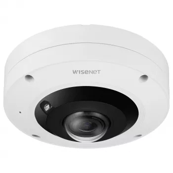 Hanwha XNF-9013RV 12MP lauko „fisheye“ IP kamera su PoE, IR, IP66, IK10