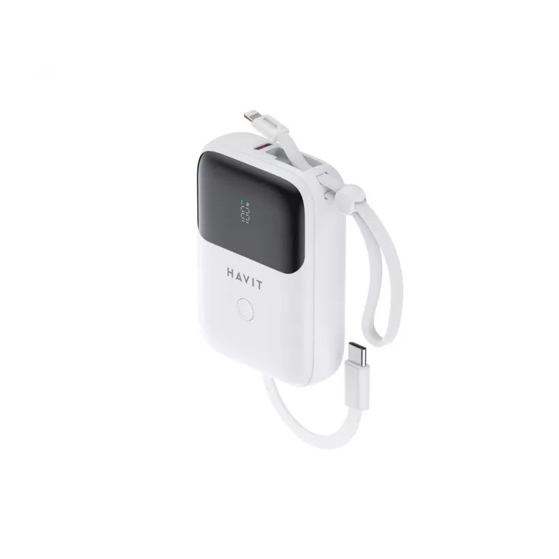 Havit PB5215 Power Bank 10000mAh Baltas