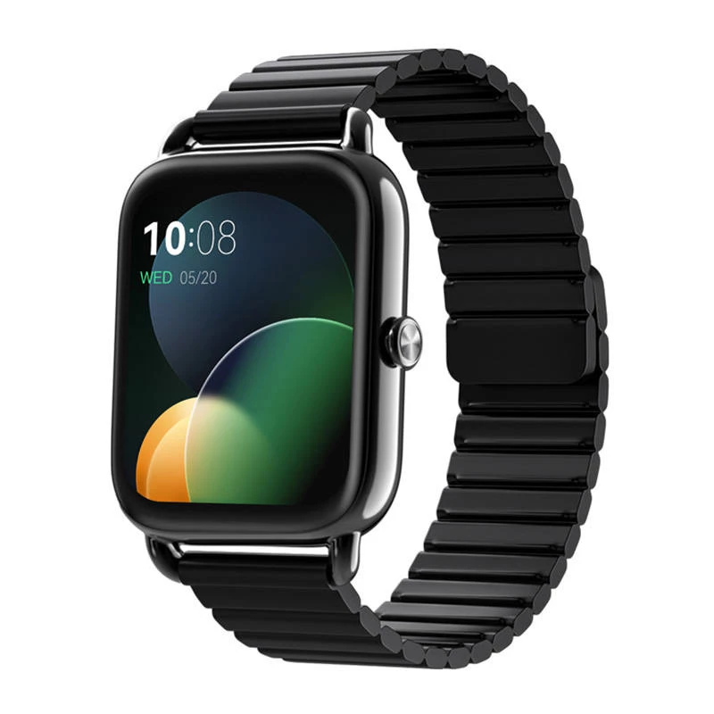 HAYLOU RS4 Plus išmanusis laikrodis, juodas – 1,78 colio AMOLED, IP68, širdies ritmo ir SpO2 matavimas, 10 dienų baterija