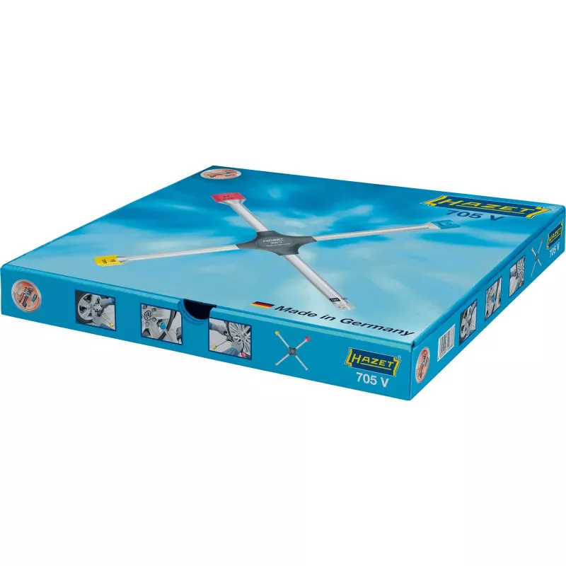HAZET 705V kryžminis reketinis veržliaraktis 17/19/21 mm