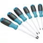 HAZET 811T/6 dirbtuvių atsuktuvų rinkinys, 6 dalių, vidinis TORX (TX10–TX30)