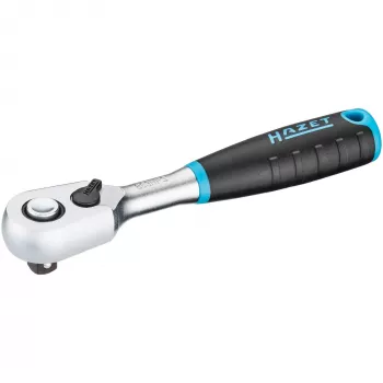 HAZET HiPer 863HPS smulkiaaigė reversinė reketinė rankena 1/4 colio pavara, 90 dantų, 115 mm