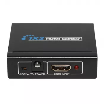 HDCVT HDV-9812 1x2 HDMI 1.4 skirstytuvas su HDCP 1.4 ir EDID palaikymu