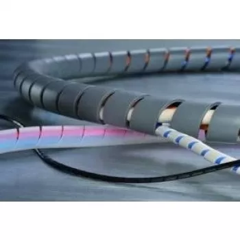 HellermannTyton Helawrap HWPP kabelių apsauginė mova, 10mm, 25m, juoda, polipropilenas, -60°C iki +80°C 161-41101