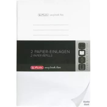 Herlitz 50034130 A5 sąsiuvinis 80 lapų baltas