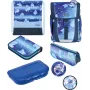 Herlitz FiloActive XL Plus Cosmic mokyklinė kuprinė su penalais ir sportiniu krepšiu (19 l)