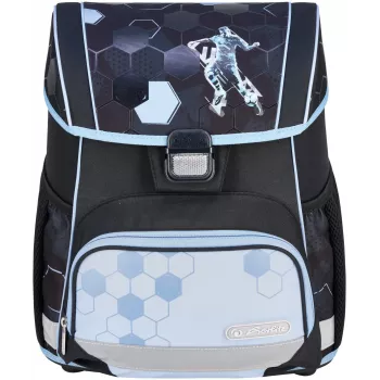 Herlitz Loop Plus Cyber Soccer mokyklinė kuprinė su komplektu