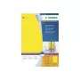 HERMA SuperPrint bylų aplankų etiketės geltonos 61 x 192 mm, 400 etikečių (100 lapų x 4) 4296