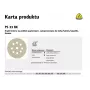 HERMES KLINGSPOR 225 mm PS 33 CK šlifavimo diskas, P80, GLS38, 50 vnt.