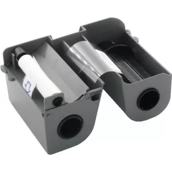 HID Fargo Standard Black Ribbon Cartridge with Cleaning Roller for DTC Series