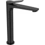 High Peak aukštas praustuvo maišytuvas Nestos Black Gloss