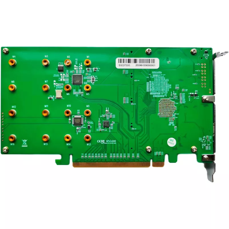 HighPoint SSD7505 PCIe 4.0 NVMe RAID valdiklis, 4x M.2 SSD
