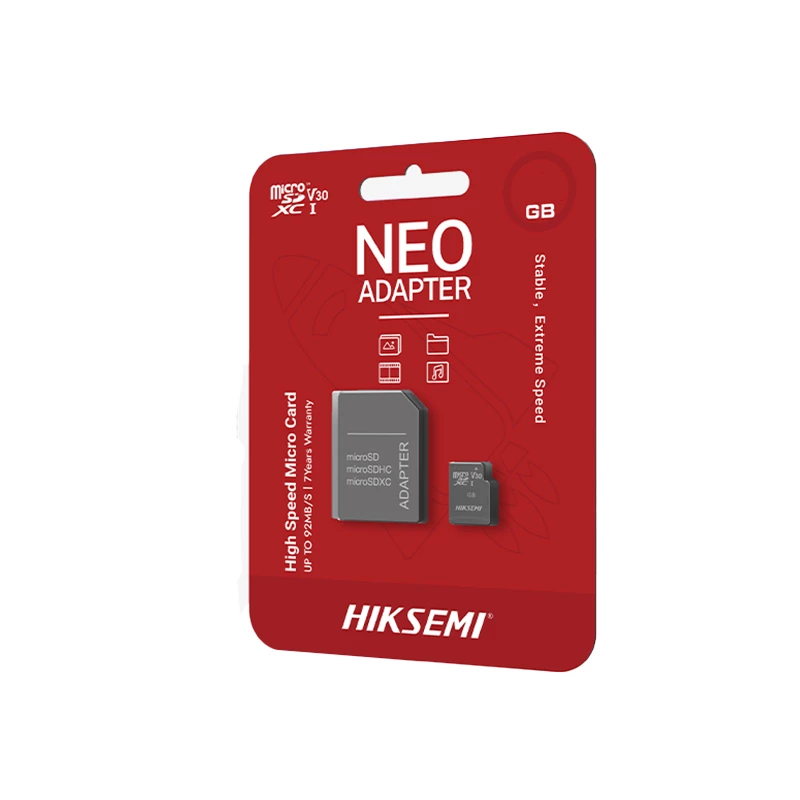 HIKSEMI C1 128GB microSDXC kortelė su adapteriu, U1, A1, V10, iki 92MB/s skaitymo