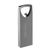 HIKSEMI Classic 128GB USB 3.0 atmintukas, USB-A, cinko lydinys, be dangtelio, sidabrinis, iki 100 MB/s skaitymo