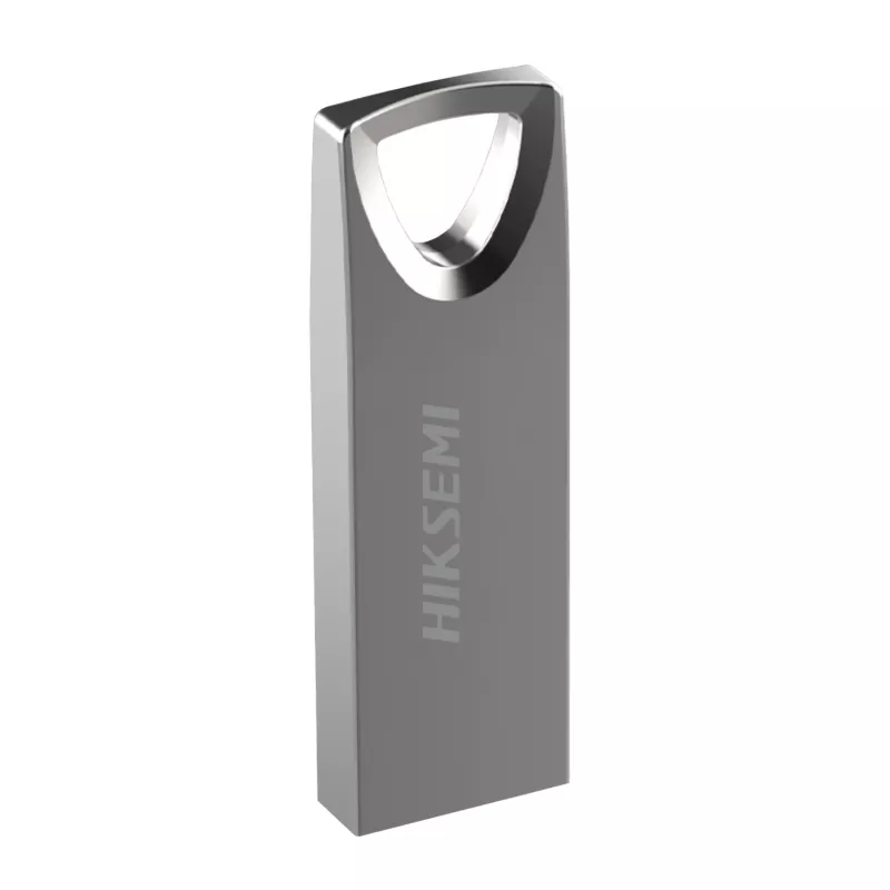 HIKSEMI Classic 128GB USB 3.0 atmintukas, USB-A, cinko lydinys, be dangtelio, sidabrinis, iki 100 MB/s skaitymo