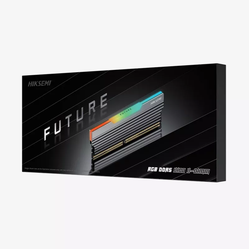 HIKSEMI Future RGB 16GB rinkinys (2x8GB) 3600MHz DDR4 darbalaukio žaidimų atmintis, juoda