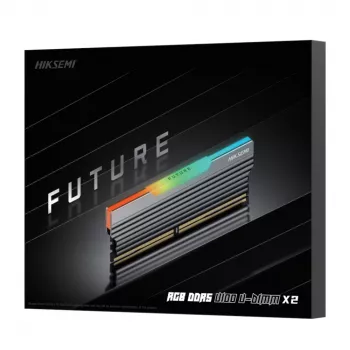 HIKSEMI Future RGB 32GB (2x16GB) 6000MHz DDR5 UDIMM atminties rinkinys, CL30, juodas