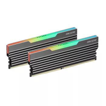 HIKSEMI Future RGB 32GB (2x16GB) 6000MHz DDR5 UDIMM atminties rinkinys, CL30, juodas