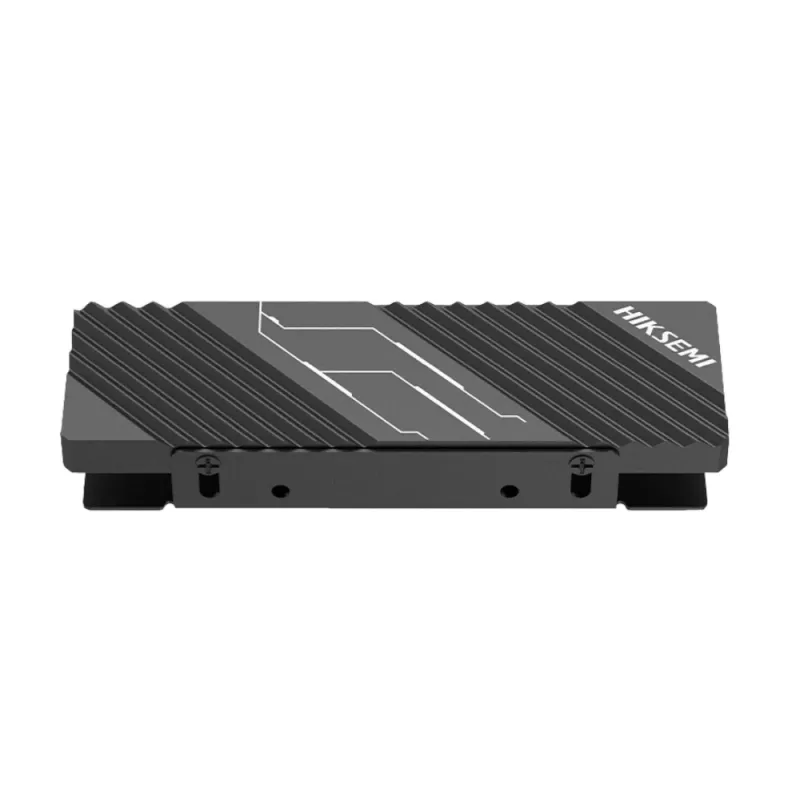 Hiksemi MH2 M.2 NVMe SSD aušintuvas, aliuminio lydinio pasyvus aušintuvas su dviem šiluminėmis pagalvėlėmis, montavimas be įrankių, juodos spalvos