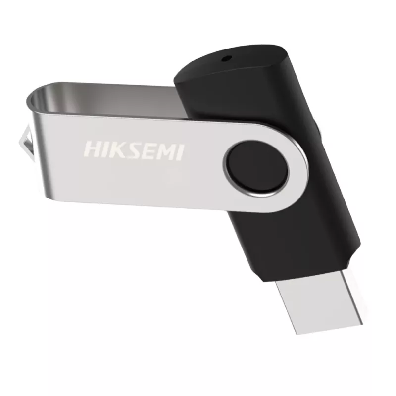 HIKSEMI Rotary Series 64GB USB 3.0 atmintukas - sidabrinis