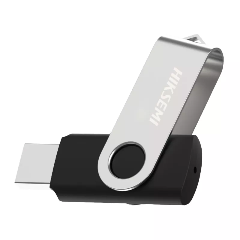 HIKSEMI Rotary Series 64GB USB 3.0 atmintukas - sidabrinis