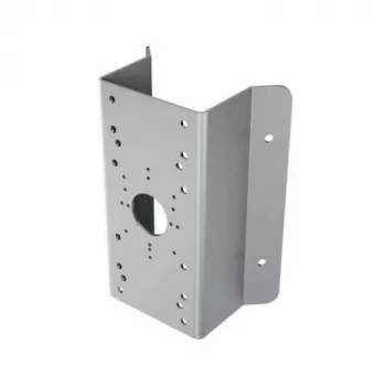 Hikvision DS-1276ZJ-SUS kampinis laikiklis kupolinėms kameroms, nerūdijantis plienas, vidaus/lauko, baltas/sidabrinis