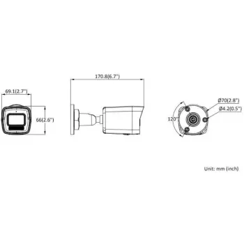 Hikvision DS-2CD1023G2-LIU(2.8MM)PL Smart Hybrid Light IP kamera - 1080p