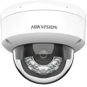 Hikvision DS-2CD1163G2-LIU 6 MP lauko kupolinė IP vaizdo kamera su 2.8 mm objektyvu, ColorVu, 30 m IR ir balta šviesa, PoE