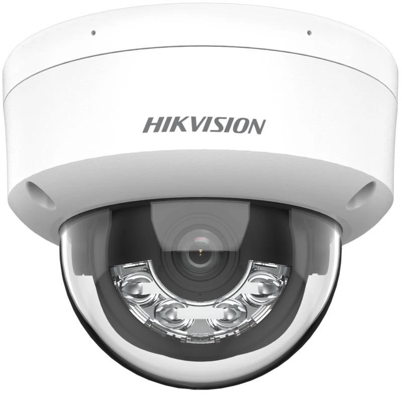 Hikvision DS-2CD1163G2-LIU 6 MP lauko kupolinė IP vaizdo kamera su 2,8 mm objektyvu, ColorVu, 30 m IR ir balta šviesa, PoE