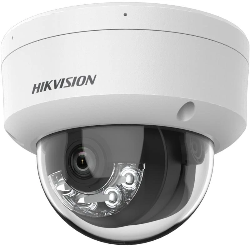 Hikvision DS-2CD1163G2-LIU 6 MP lauko kupolinė IP vaizdo kamera su 2,8 mm objektyvu, ColorVu, 30 m IR ir balta šviesa, PoE