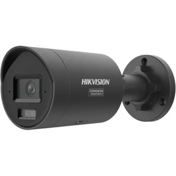 Hikvision DS-2CD2087G3-LI2UY/SL 2.8mm Juoda 8MP AcuSense fiksuoto taško IP vaizdo kamera