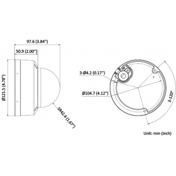 Hikvision DS-2CD2183G2-LIS2U(2.8MM)(BLACK)/PL 8MP 4K UHD Smart Hybrid Light AcuSense Dome IP Camera
