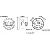 Hikvision DS-2CD2363G2P-LISU/SL 180° panoraminė AcuSense tinklo kamera, 2×4mm objektyvas, 3840×1080, juoda DS-2CD2363G2P-LISU/SL(180°)(O-STD)/BLACK