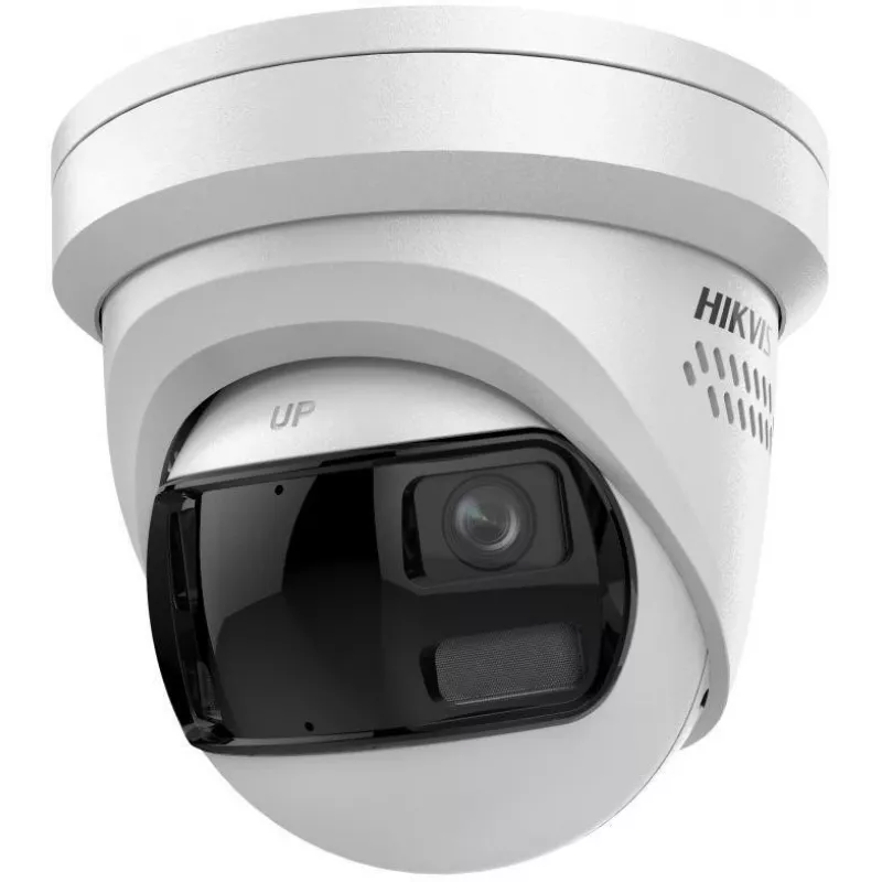 Hikvision DS-2CD2387G3P-LIS2UY/SL 8MP kupolinė IP vaizdo kamera, 180° panoraminė, AcuSense, PoE, IP67
