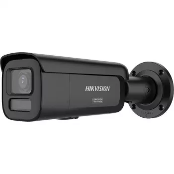 Hikvision DS-2CD2647G3T-LIZSY 4MP IR Bullet IP Camera, 2.8-12mm Motorized Lens, AcuSense, Black
